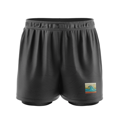 Men's Sublimated 2 in 1 Running Shorts